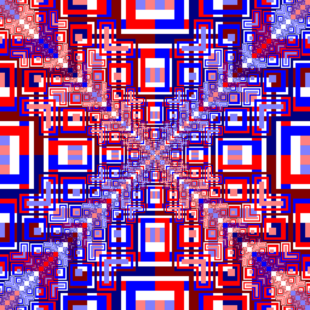 Psychedelic Barn Tile